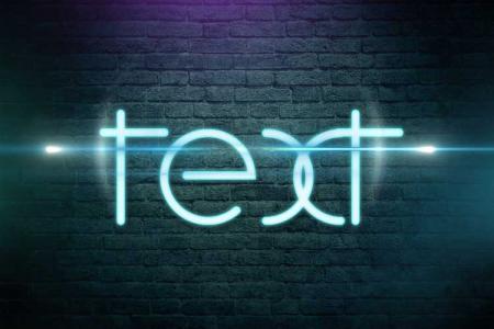 Neon Text Light Online