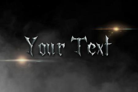 Cool Metal Text Effect