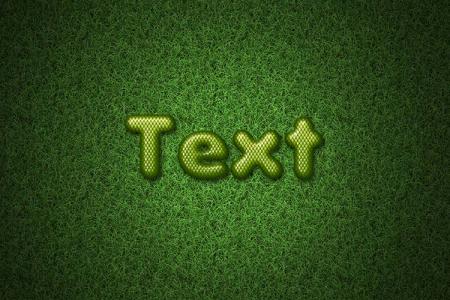Green Snake Skin Text Effect