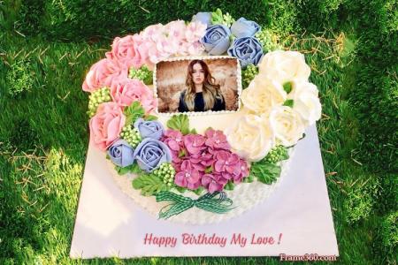 Photo On Birthday Cake