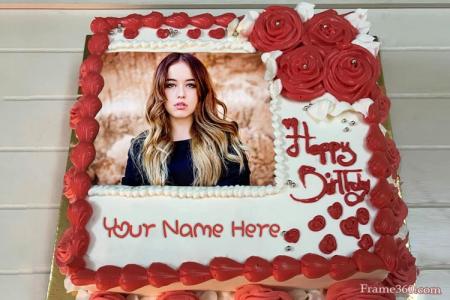 Photo On Birthday Cake