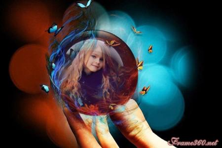 Collage Of Art Crystal Ball