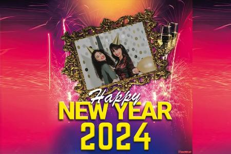 Happy New Year 2024 Photo Editing Online