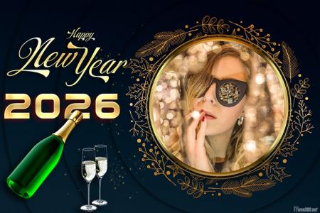 Cheers New Year Frame 2026