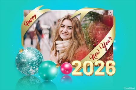New Year 2026 Photo Frames Online