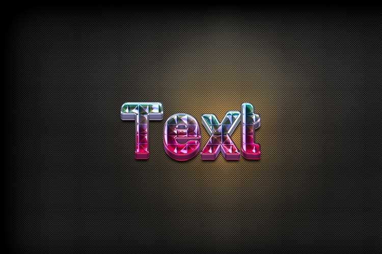 3D ruby text effect