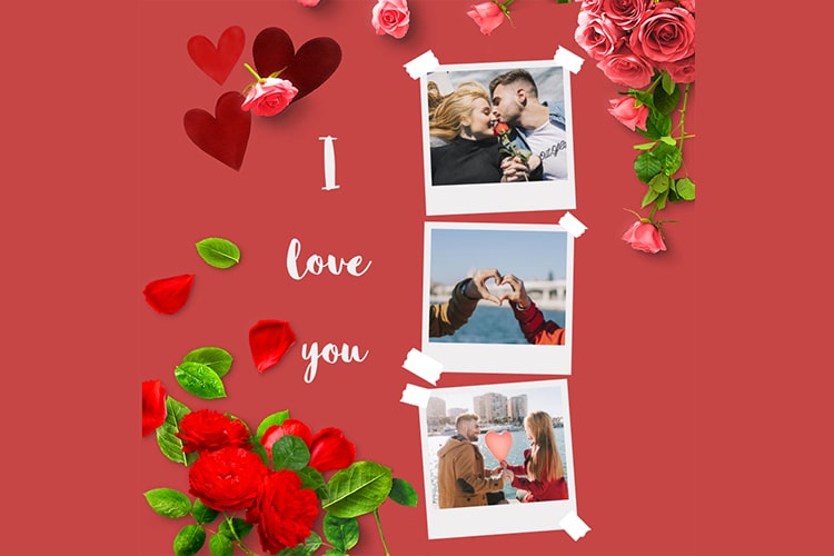 Create I Love You Cards Online