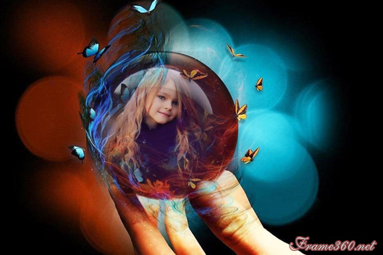 Collage Of Art Crystal Ball