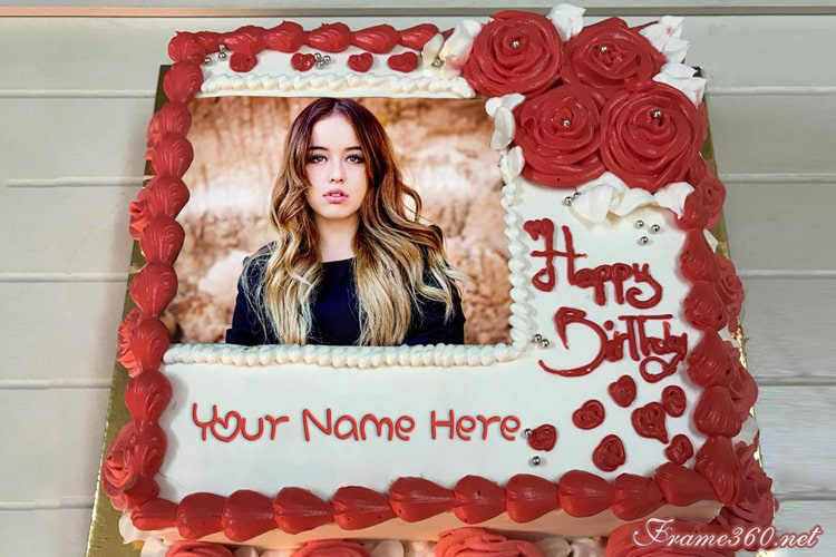 Birthday Cake With Name And Photo