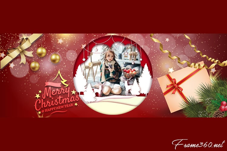 merry christmas and happy new year facebook cover