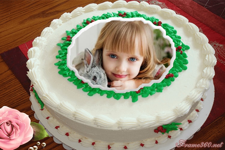 Lovely Birthday Cake Photo Editing Online