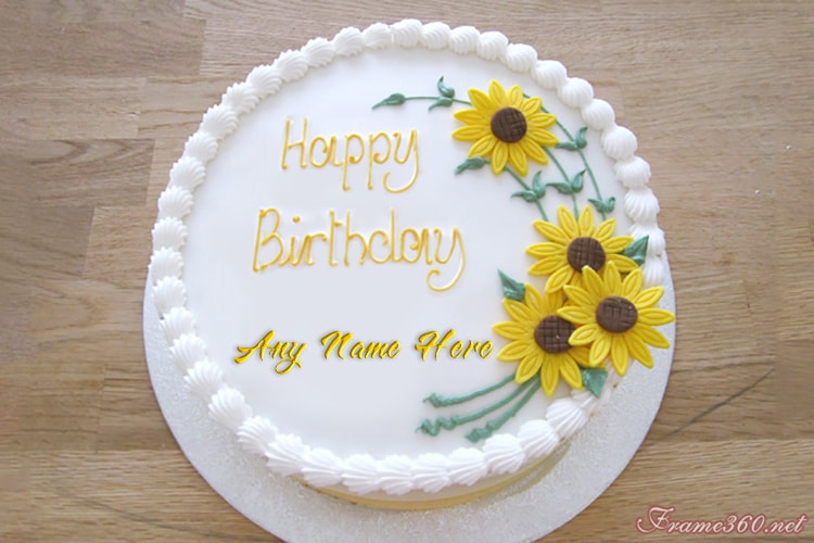Birthday Cake With Name Edit