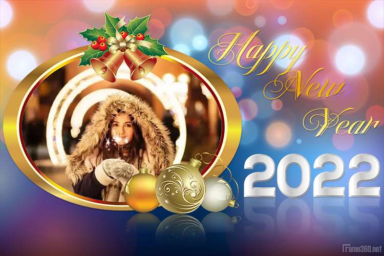 Shiny New Year Photo Frame