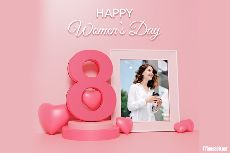 Create a photo frame to celebrate International Women's Day online