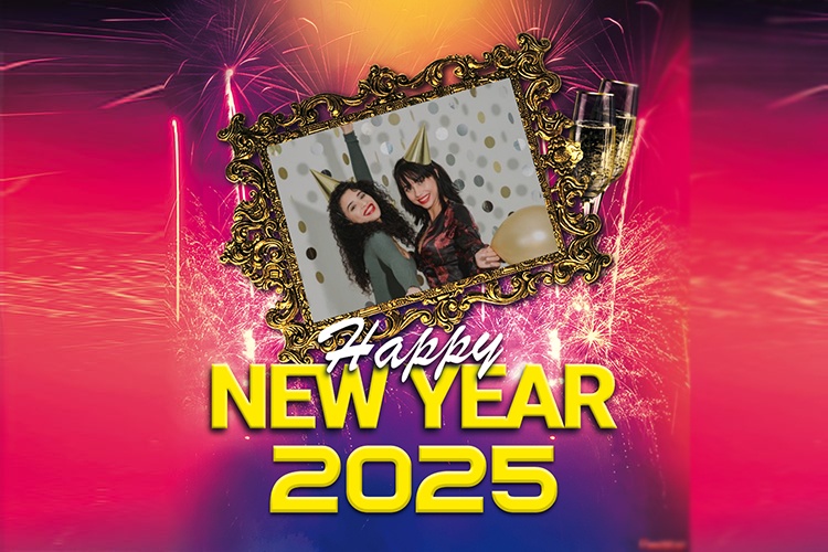 Happy New Year 2025 Photo Editing Online