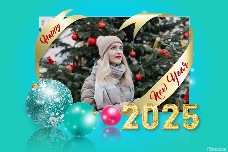 New Year 2025 Photo Frames Online