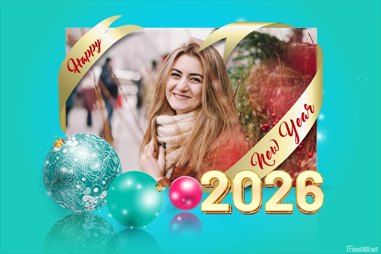 New Year 2026 Photo Frames Online